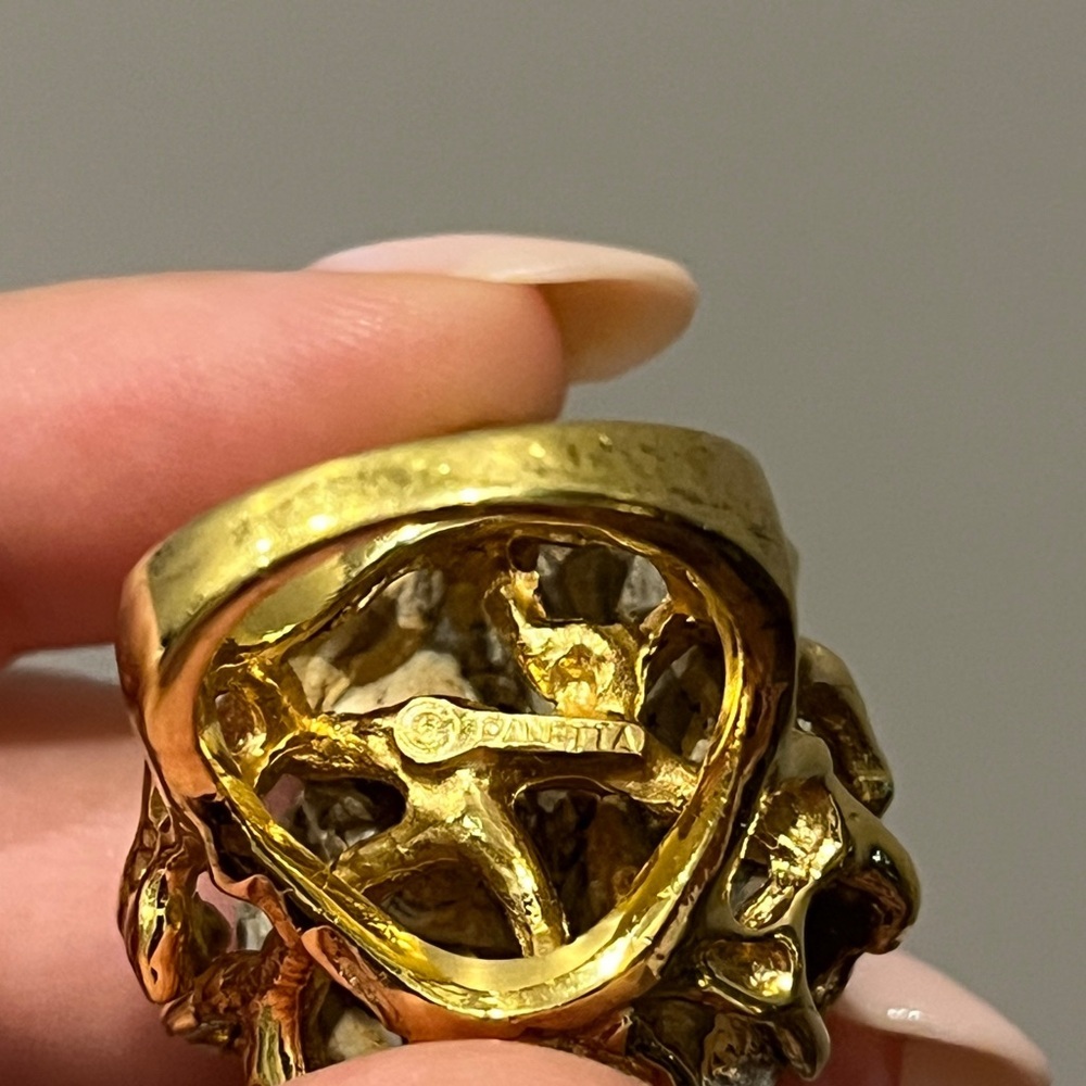 Panetta geode gold ring - Picture 6 of 6